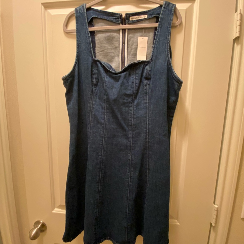 Abercrombie & Fitch Blue Denim Mini Dress